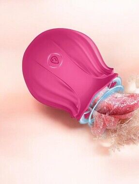 Waterproof Pink Rose-Shaped USB Silicone Device